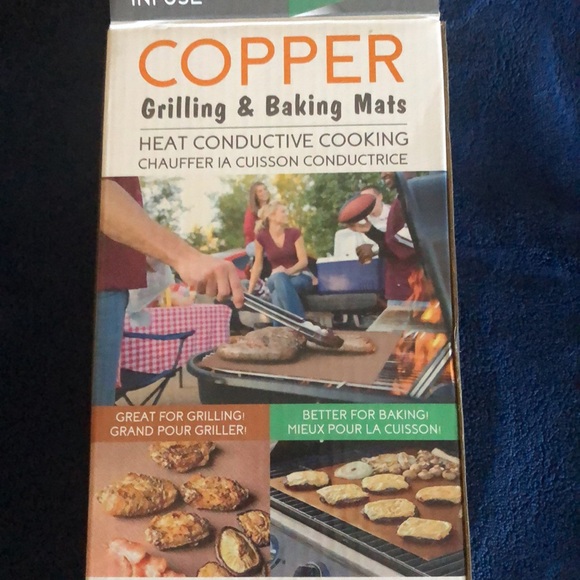Copper infused grilling and baking mats.  Set of 2 - Picture 3 of 5